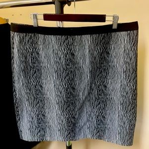 Sophisticated animal print pencil skirt